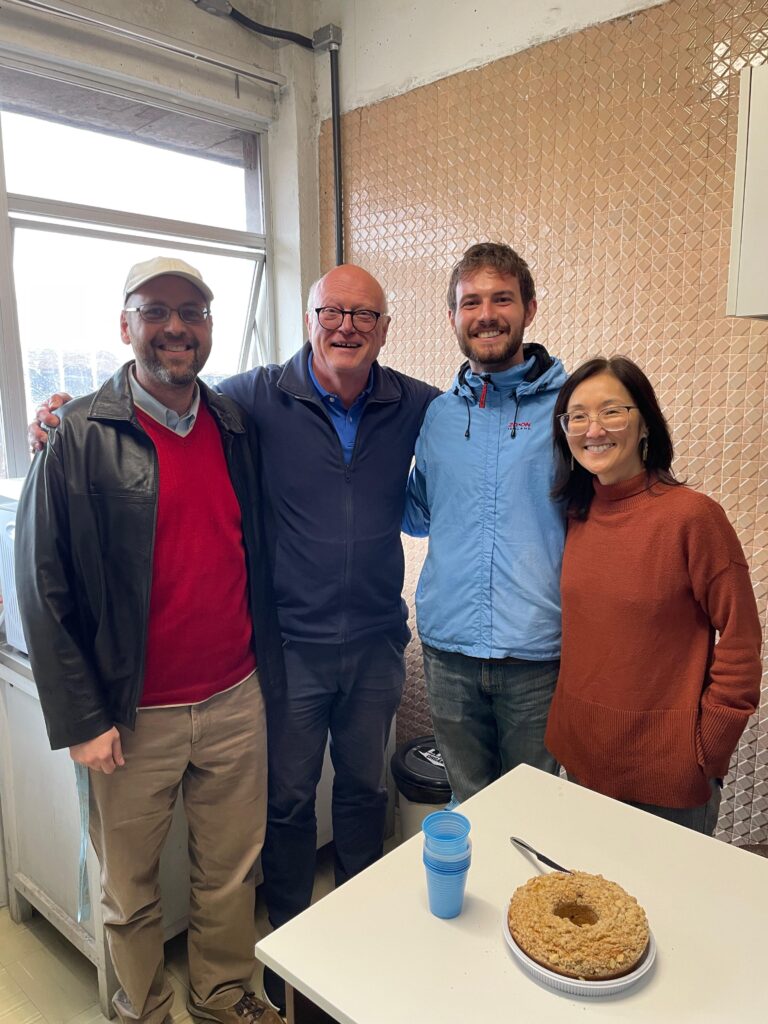 Visita do Prof. Johannes Eble e do doutorando Eduardo Gutseid